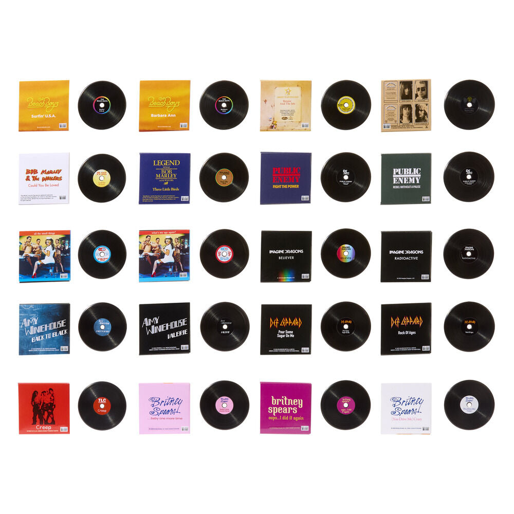 Cápsula sorpresa Miniverse Real Music con mini discos, fundas y cesta - 10