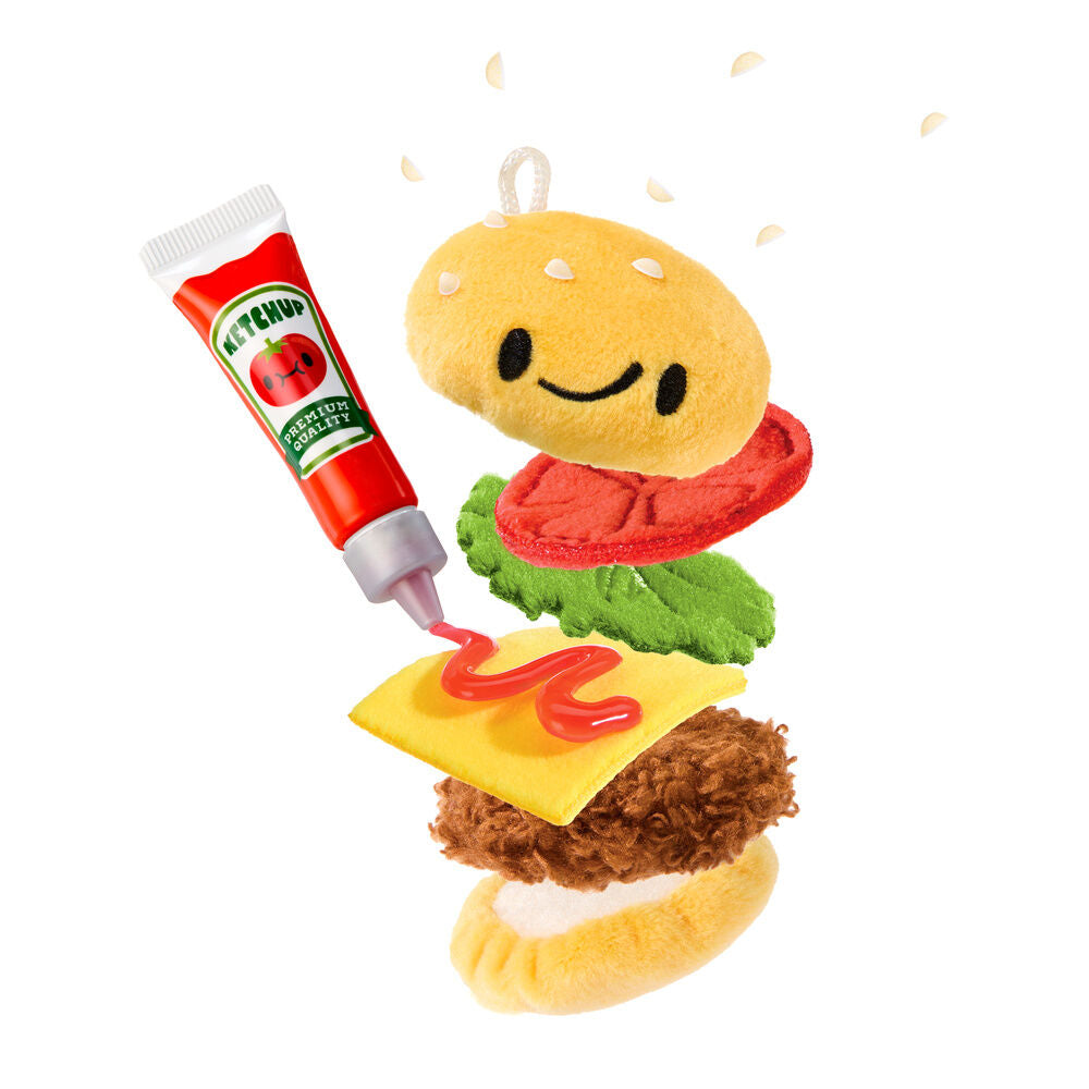 Cápsula MGA Miniverse Make It Mini Plush con mini peluche de hamburguesa - 18