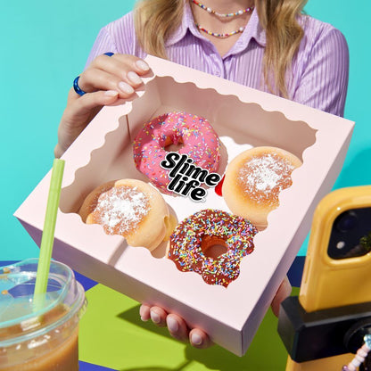 Kit Slime Life de MGA para crear un donut rosa glaseado - 15