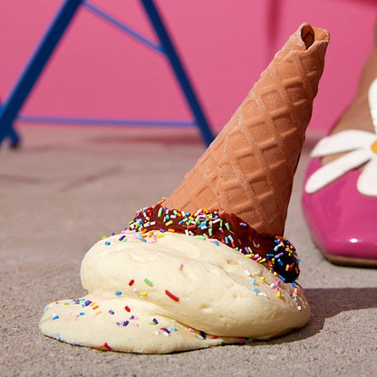 Kit MGA Slime Life para crear un helado de slime con chocolate y chispas - 16