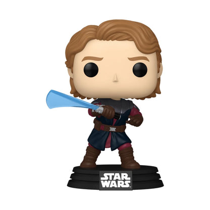 Figura Funko POP! de Anakin Skywalker Jedi General con sable azul en caja - 2
