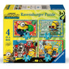 Caja de 4 puzzles Ravensburger de Minions & Monsters