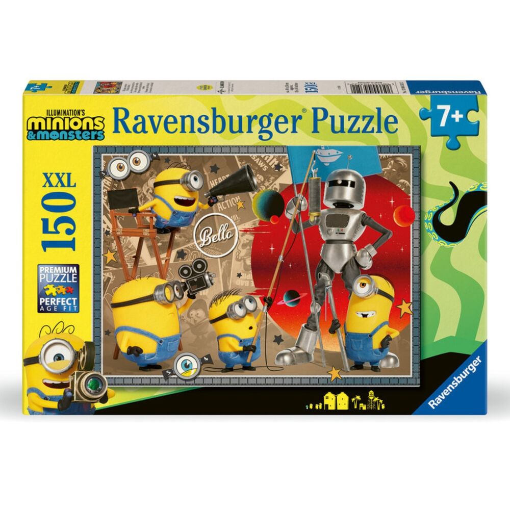 Puzzle Ravensburger XXL de 150 piezas con Minions y un robot