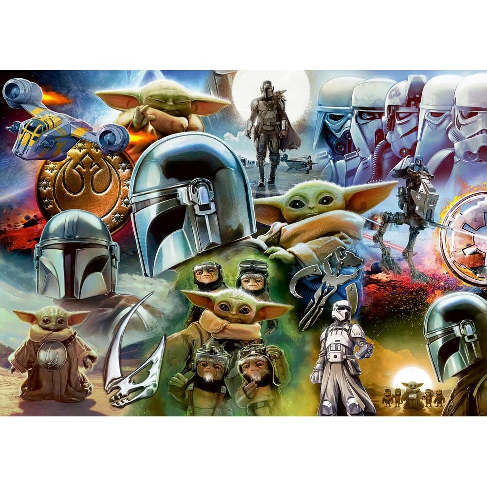 Puzzle Ravensburger de The Mandalorian y Grogu de 1000 piezas - 2