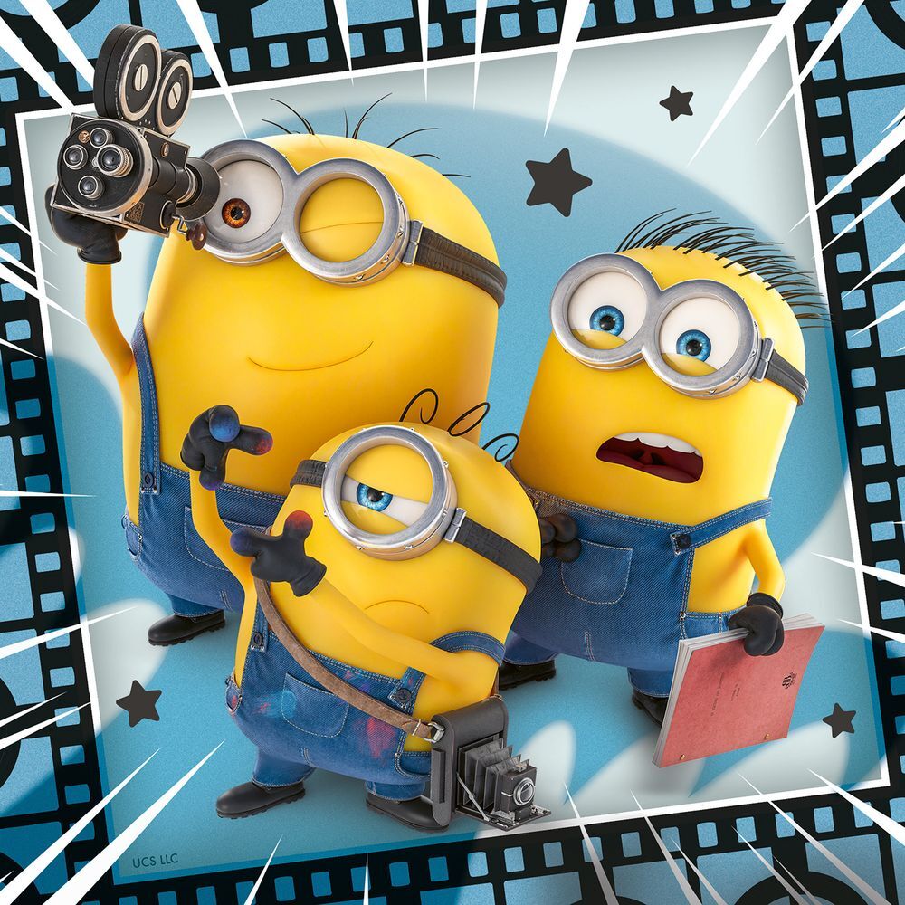 Caja de 3 puzles Ravensburger de Minions de 49 piezas - 3