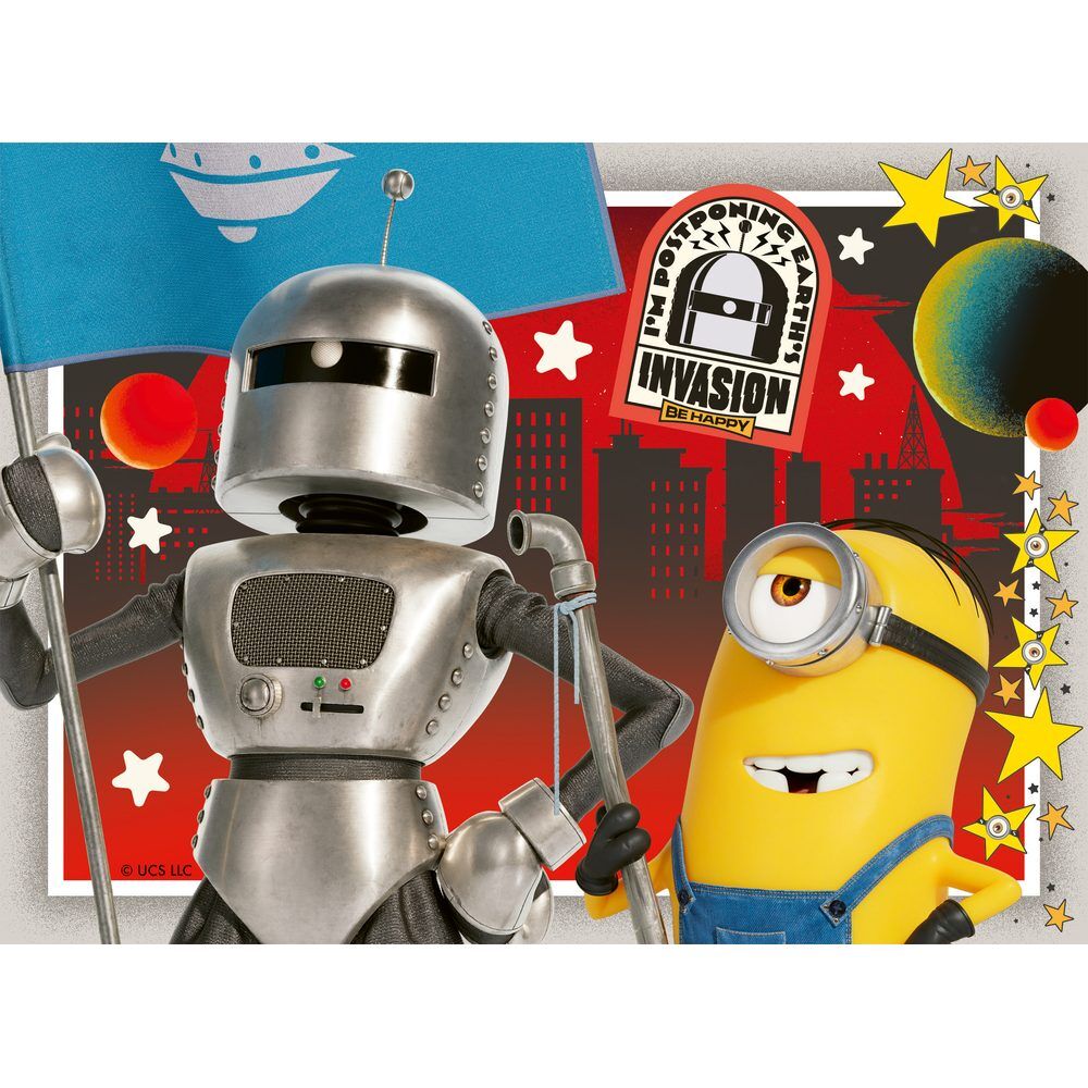 Caja de 4 puzzles Ravensburger de Minions & Monsters - 4