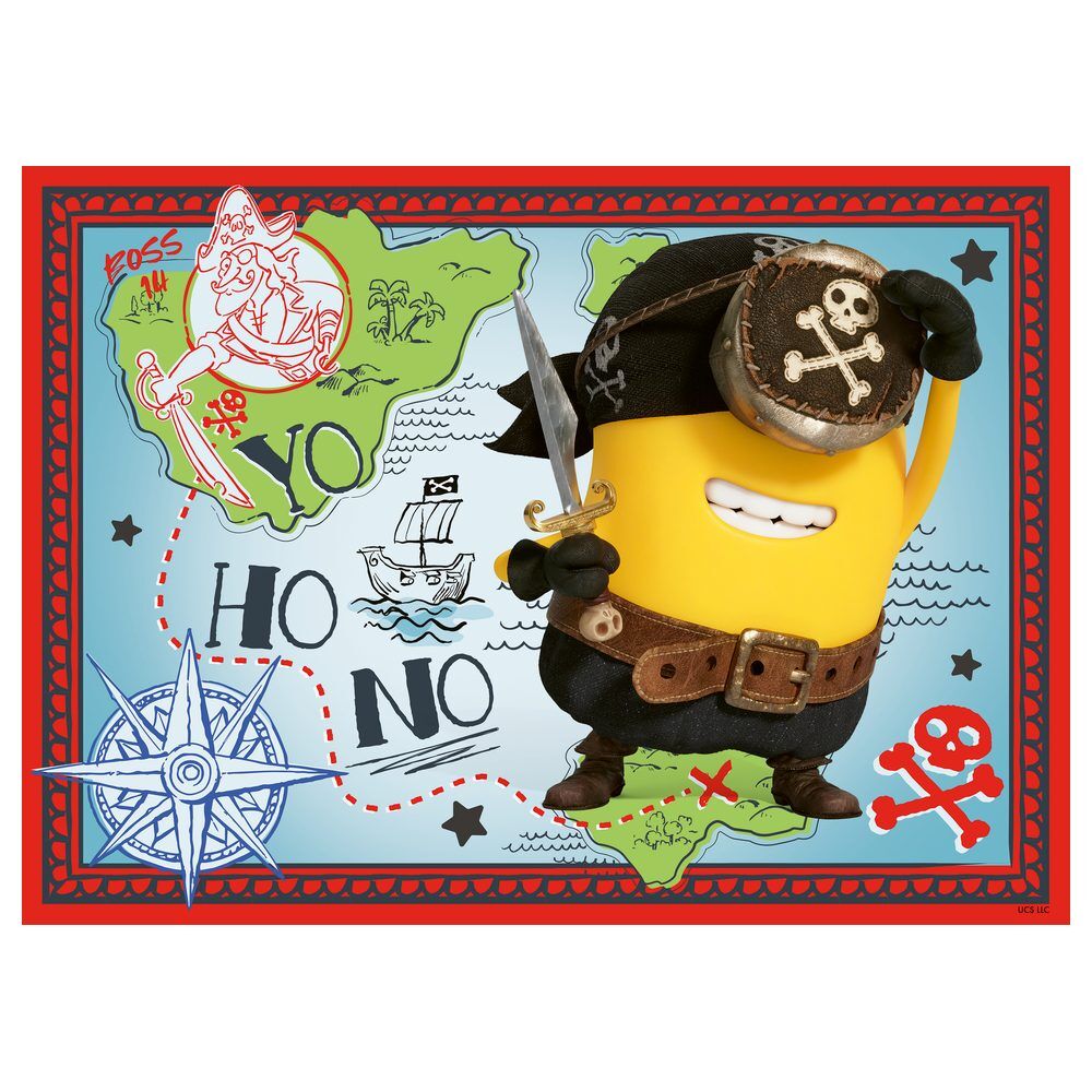 Pack de 4 puzzles Ravensburger de Minions de 100 piezas - 4