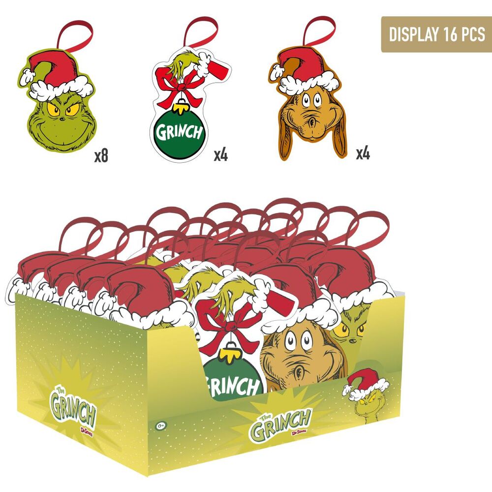 Llavero de peluche El Grinch surtido en tres diseños