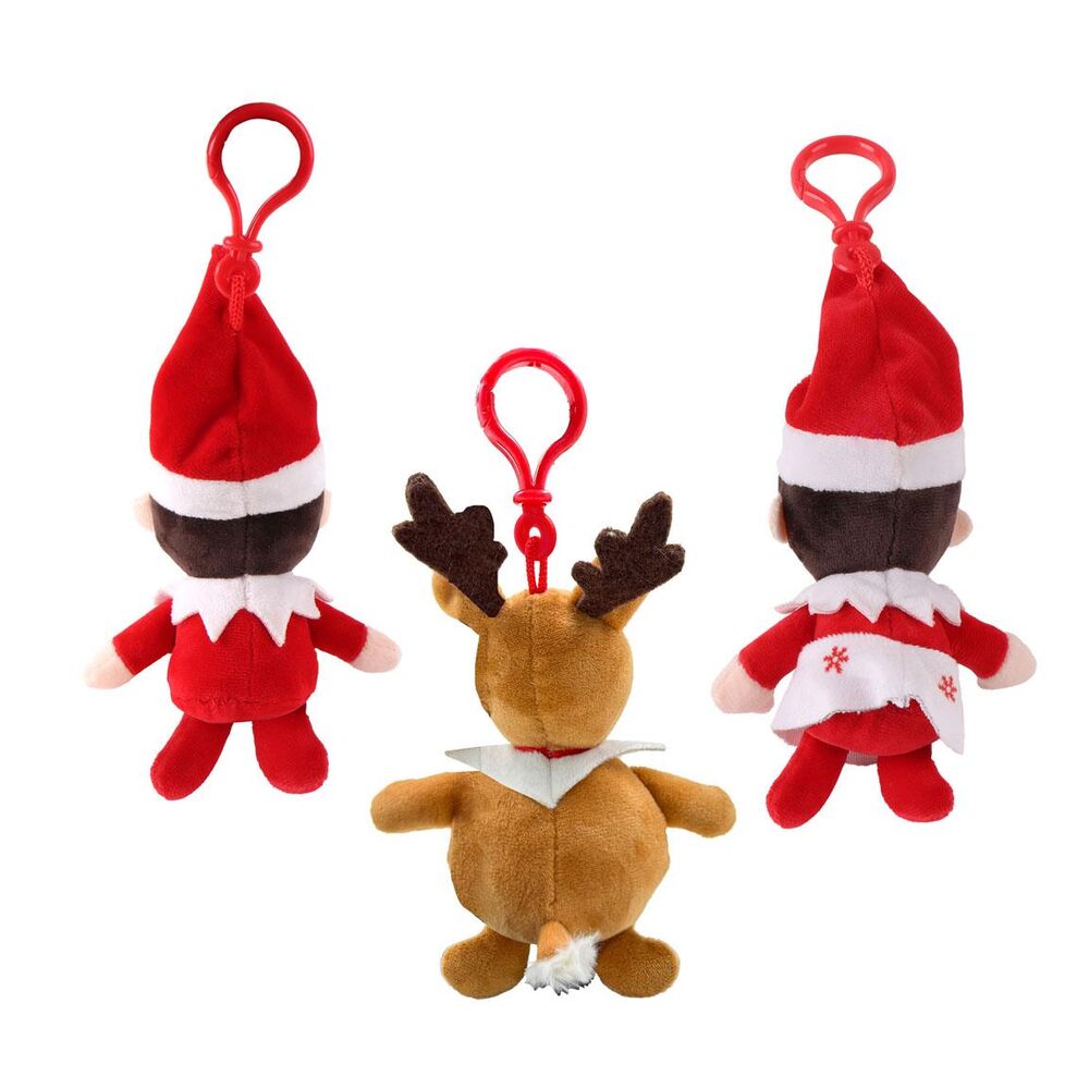 Llavero de peluche The Elf on the Shelf surtido con elfos y renos - 3
