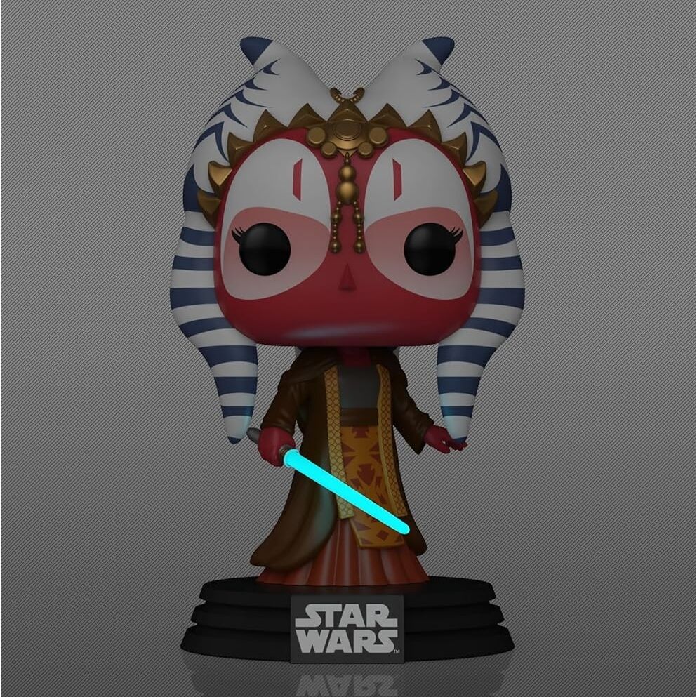Figura Funko POP! de Shaak Ti de Star Wars con sable de luz azul - 3