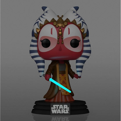 Figura Funko POP! de Shaak Ti de Star Wars con sable de luz azul - 3