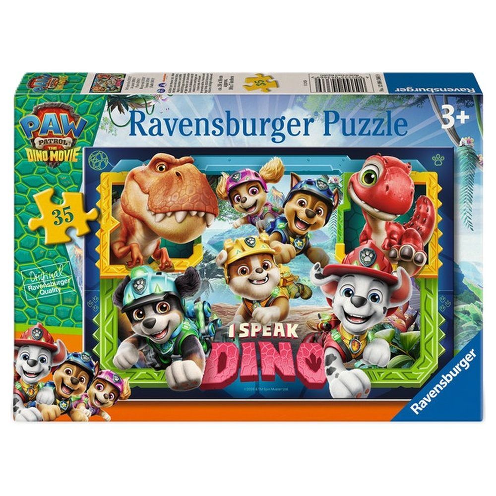 Puzzle Ravensburger de 35 piezas de PAW Patrol Dino Movie
