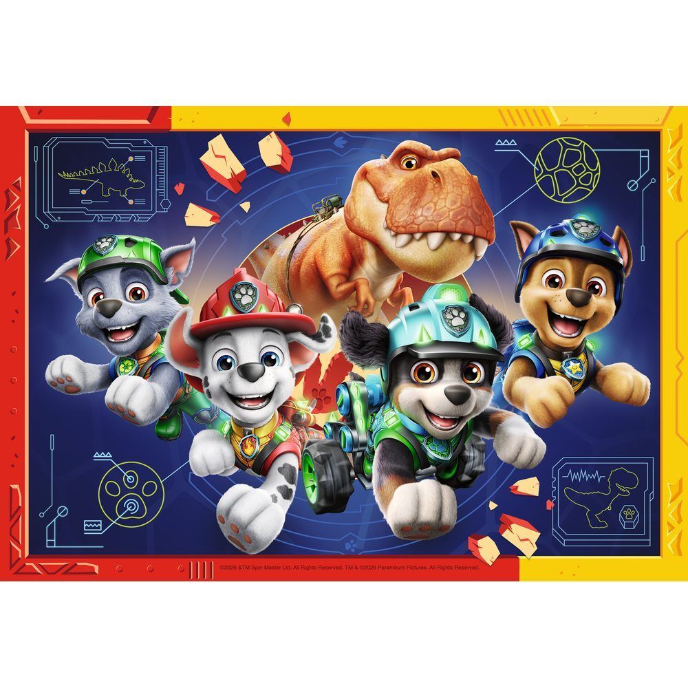 Caja de 2 puzzles Ravensburger de Patrulla Canina Dino Movie - 2