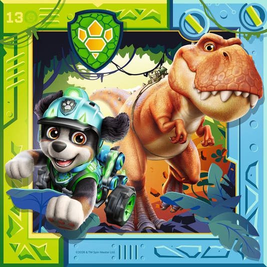 Puzzle Ravensburger PAW Patrol Dino Movie de 3 x 49 piezas - 2