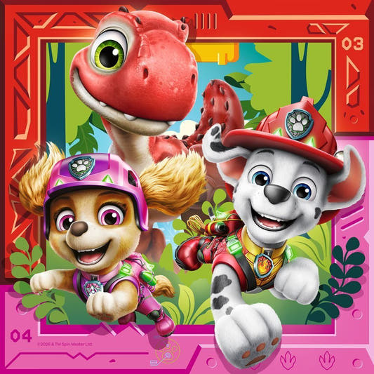 Puzzle Ravensburger PAW Patrol Dino Movie de 3 x 49 piezas - 3