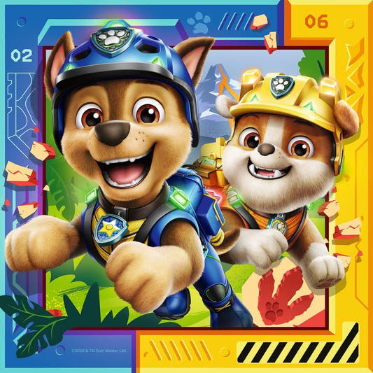Puzzle Ravensburger PAW Patrol Dino Movie de 3 x 49 piezas - 5