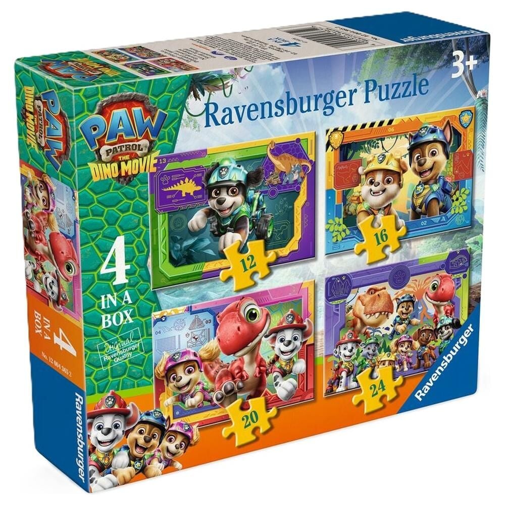 Caja de cuatro puzzles Ravensburger Paw Patrol Dino Movie - 2