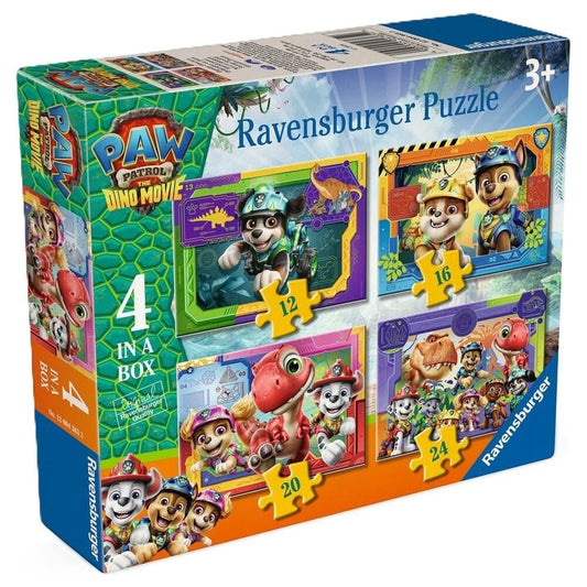 Caja de cuatro puzzles Ravensburger Paw Patrol Dino Movie - 2