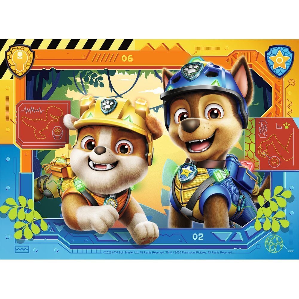 Caja de cuatro puzzles Ravensburger Paw Patrol Dino Movie - 3
