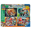 Caja de 4 puzzles Ravensburger de Paw Patrol Dino Movie de 42 piezas