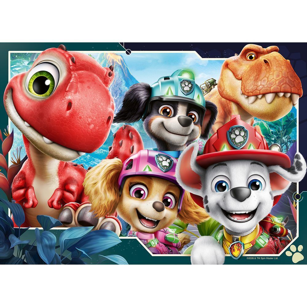 Caja de 4 puzzles Ravensburger de Paw Patrol Dino Movie de 42 piezas - 3