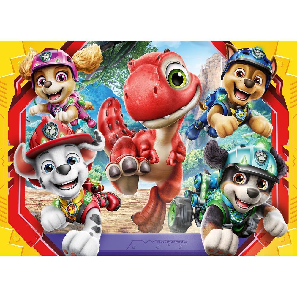 Caja de 4 puzzles Ravensburger de Paw Patrol Dino Movie de 42 piezas - 6
