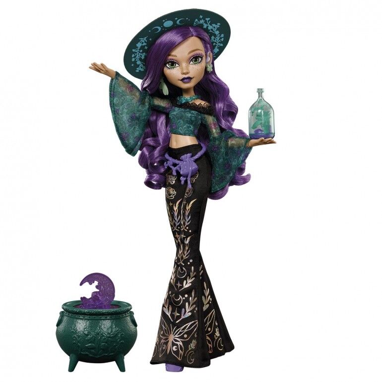 Muñeca Willow Monster High con accesorios de magia y naturaleza - 2