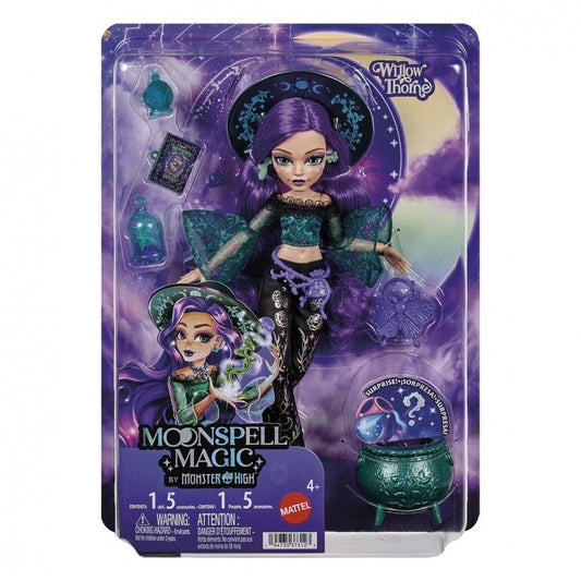 Muñeca Willow Monster High con accesorios de magia y naturaleza - 3