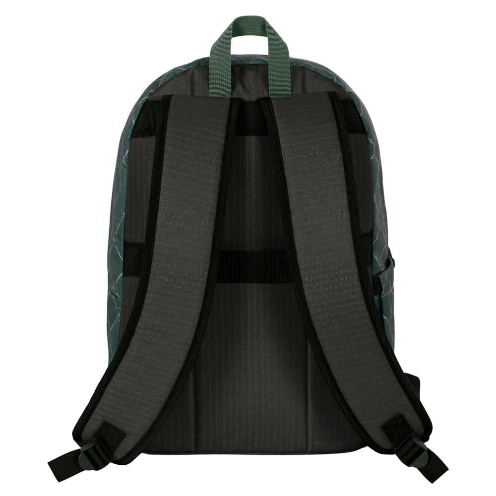 Mochila verde de Slytherin Harry Potter con escudo y bolsillo frontal - 2