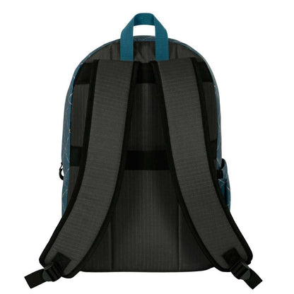 Mochila Ravenclaw de Harry Potter azul verdosa con escudo y bolsillo frontal - 3