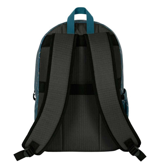 Mochila Ravenclaw de Harry Potter azul verdosa con escudo y bolsillo frontal - 3