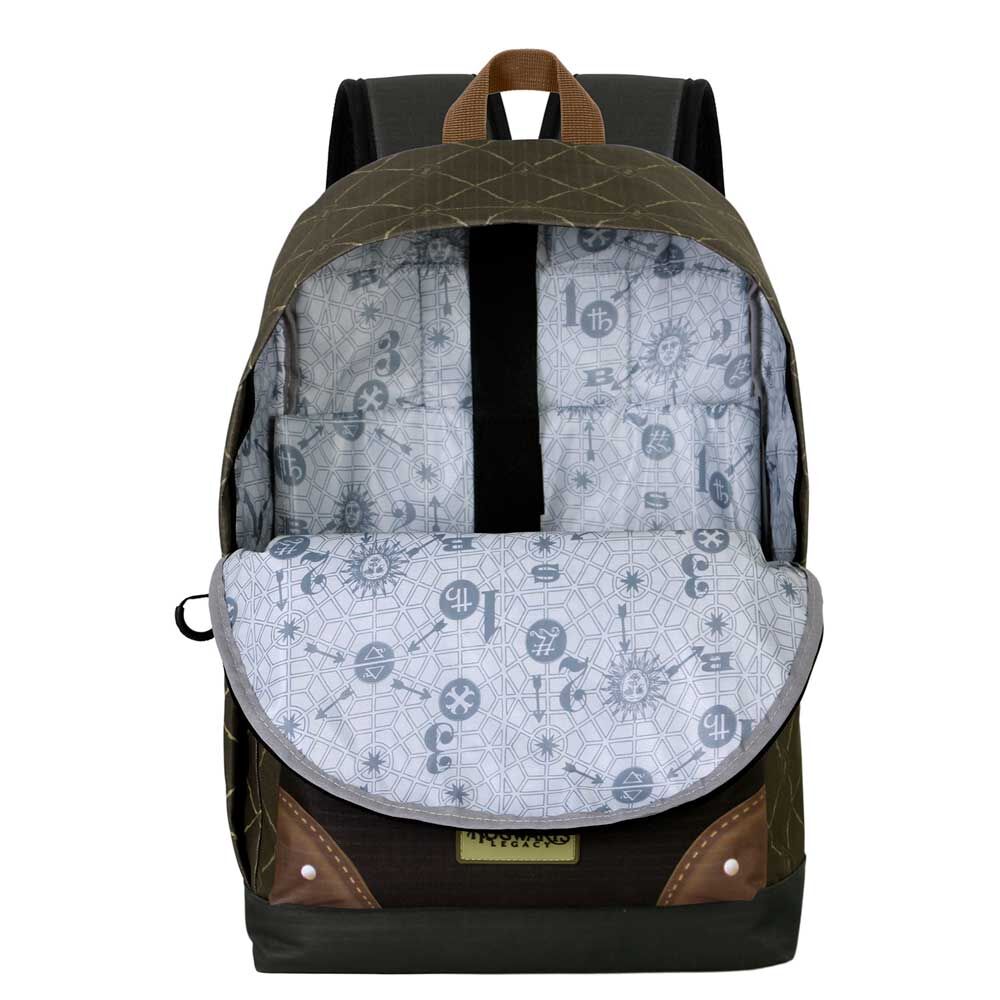 Mochila Hufflepuff de Harry Potter con escudo y bolsillo frontal - 3