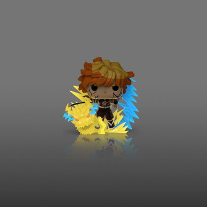 Figura Funko POP Glow de Zenitsu Agatsuma de Demon Slayer en caja - 3