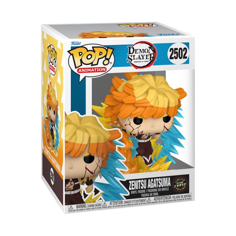 Figura Funko POP Glow de Zenitsu Agatsuma de Demon Slayer en caja - 4