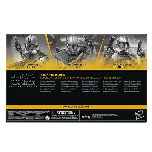 Set Star Wars The Black Series con tres figuras ARC Trooper Colt, Havoc y Blitz - 13