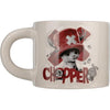 Taza blanca de Chopper de One Piece con ilustración frontal