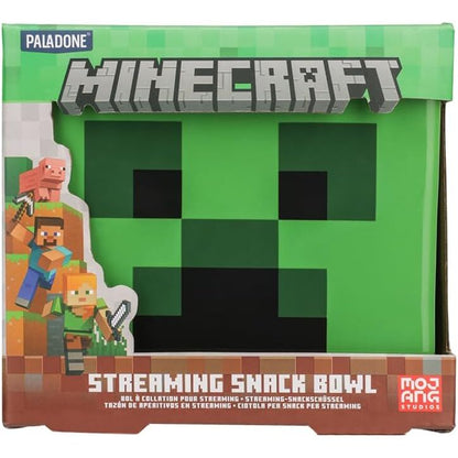 Bol para snacks verde con cara de Creeper de Minecraft - 5