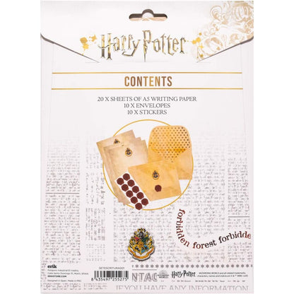 Set de escritura de cartas Hogwarts Harry Potter con sobres y pegatinas - 2