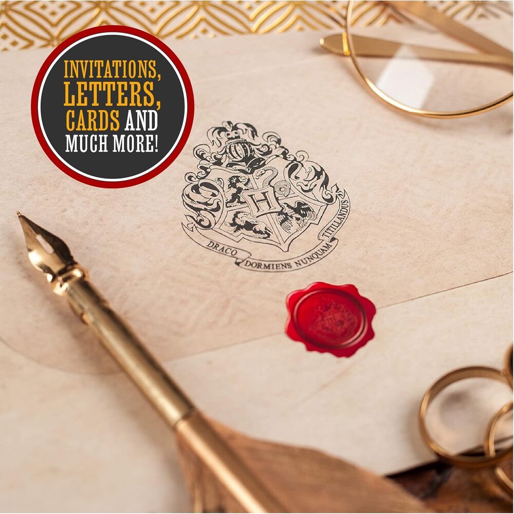 Set de escritura de cartas Hogwarts Harry Potter con sobres y pegatinas - 4