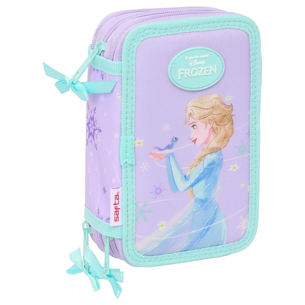 Plumier triple Frozen Disney Spirit de SAFTA con ilustración de Elsa