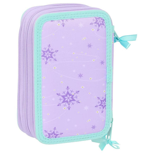 Plumier triple Frozen Disney Spirit de SAFTA con ilustración de Elsa - 2
