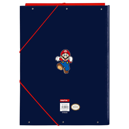 Carpeta folio de tres solapas Super Mario World con Mario - 2