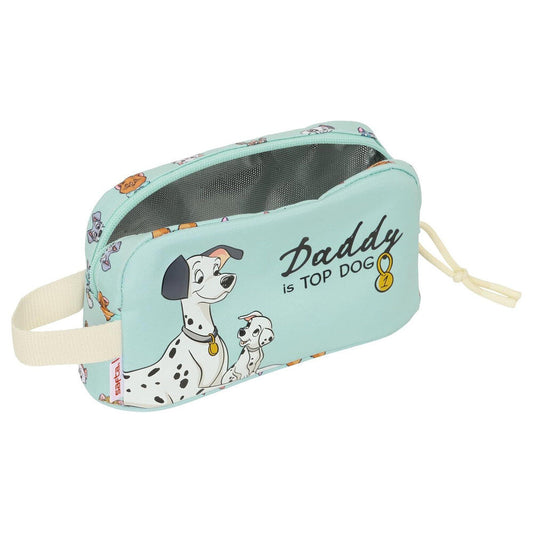 Neceser térmico SAFTA Disney Cats & Dogs verde menta con perros dálmata - 4