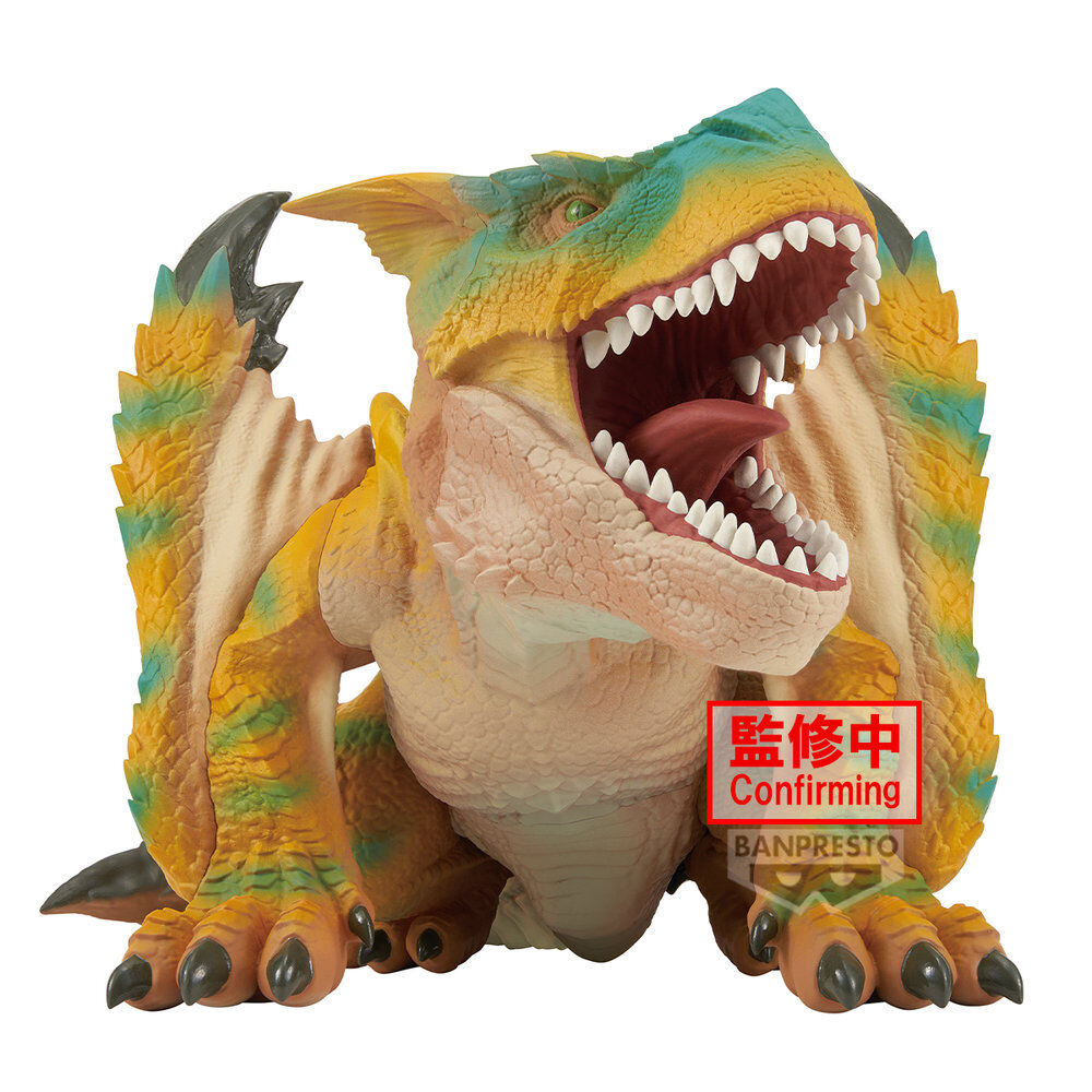 Figura Banpresto de Tigrex de Monster Hunter con la boca abierta