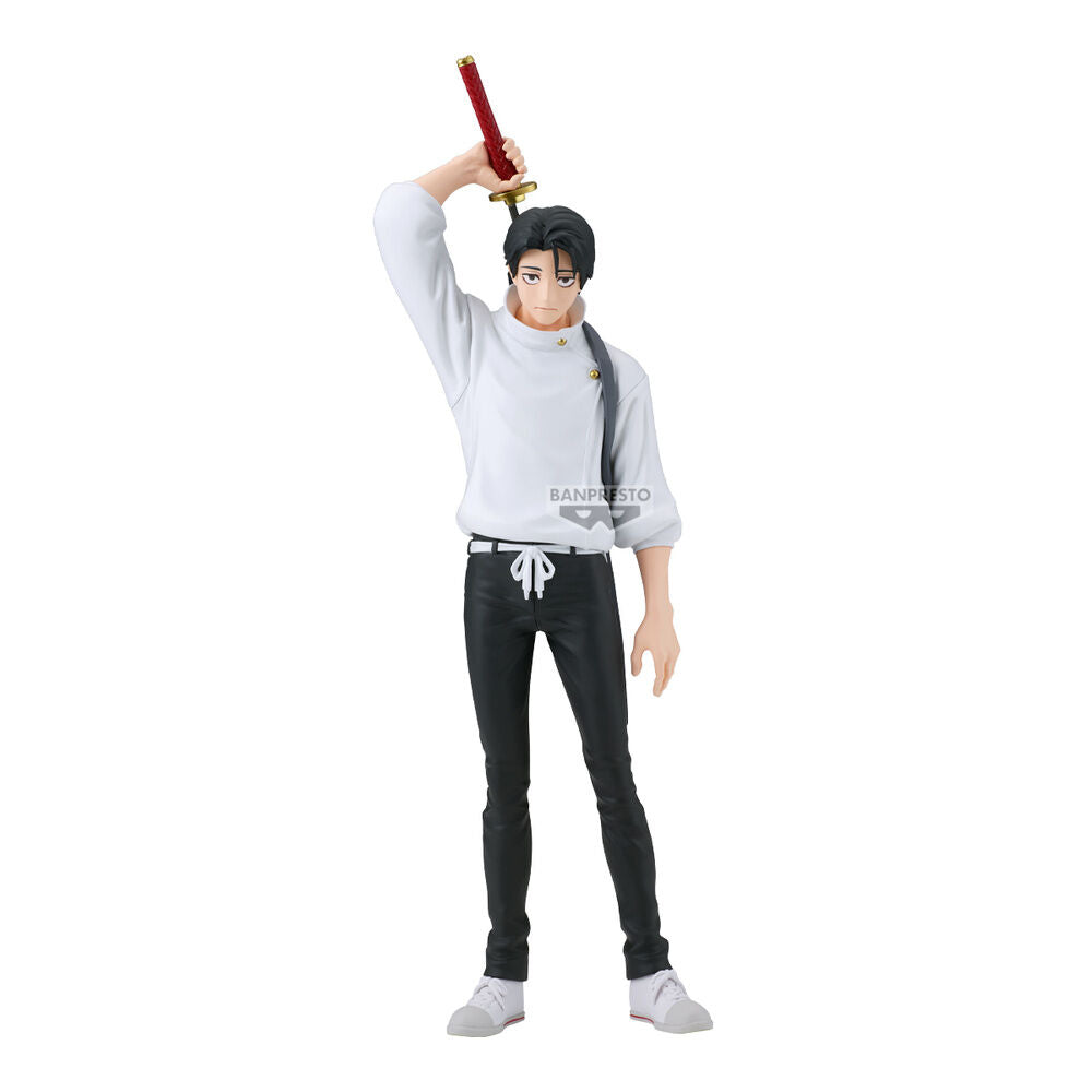 Figura de Yuta Okkotsu de Jujutsu Kaisen con la espada levantada