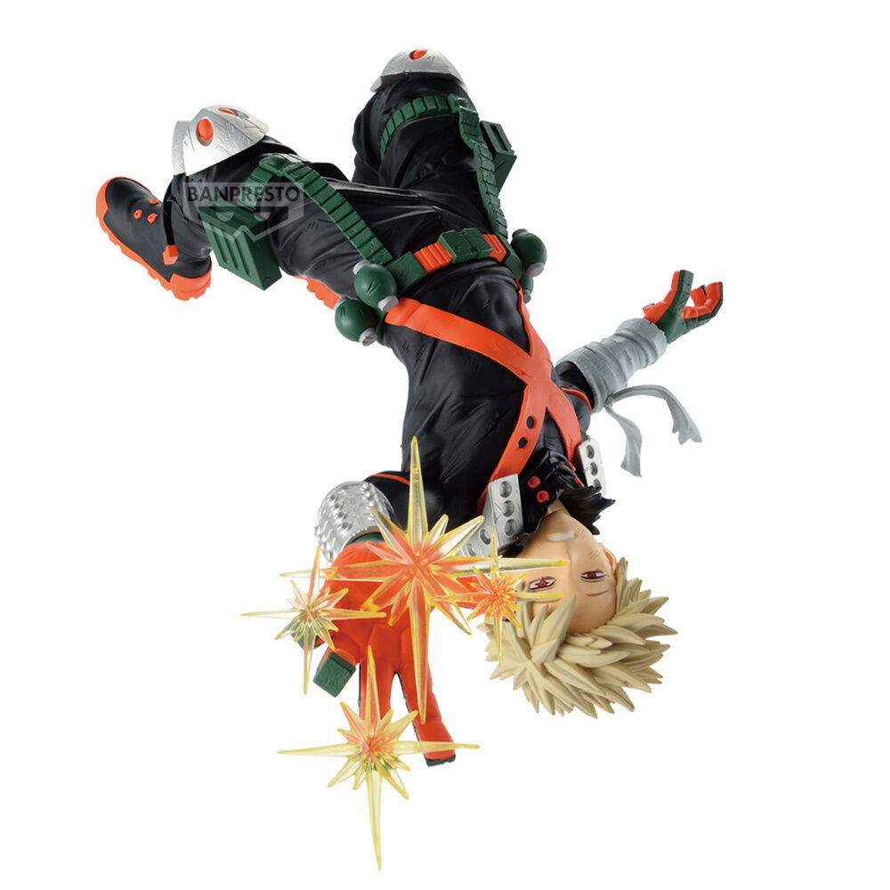 Figura Maximatic de Katsuki Bakugo de My Hero Academia en pose de acción