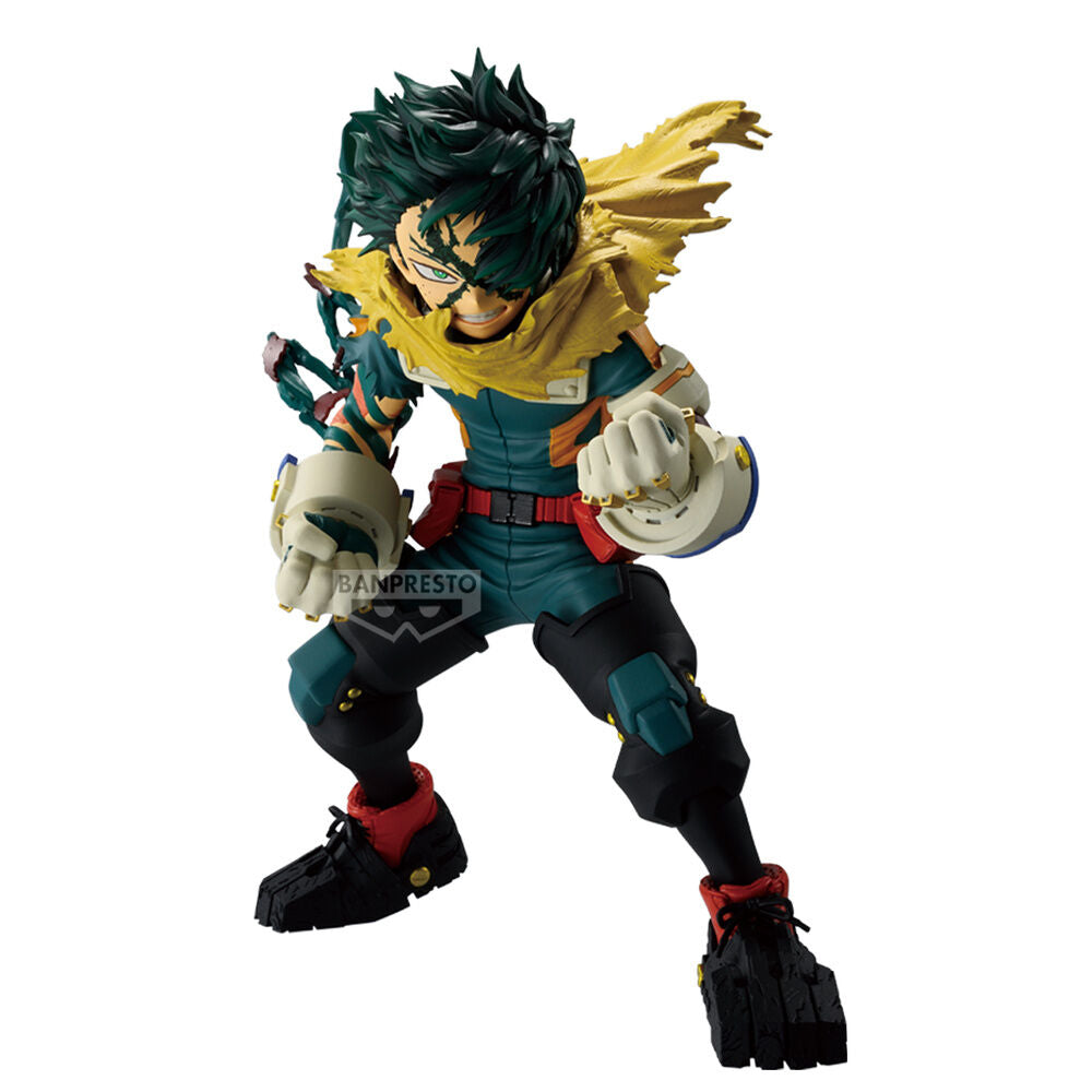 Figura Banpresto de Izuku Midoriya en pose de acción