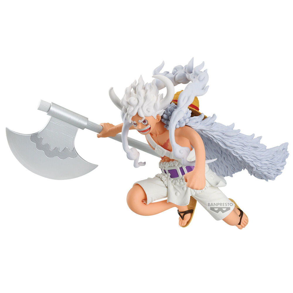 Figura de Monkey D. Luffy II Cross Posing de One Piece con hacha - 2