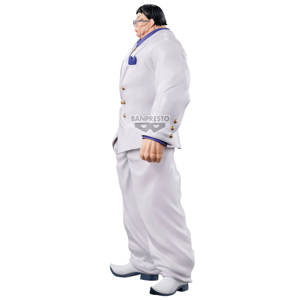 Figura Banpresto de Hanayama Kaoru de Baki con traje blanco - 2