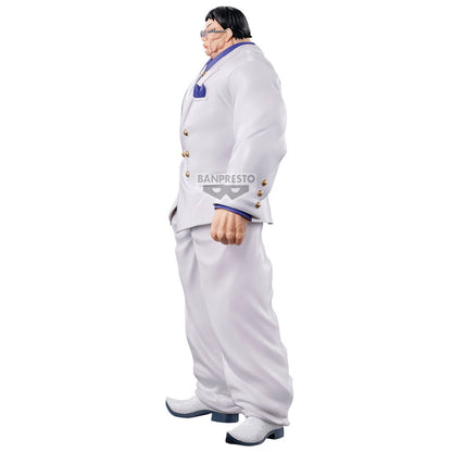 Figura Banpresto de Hanayama Kaoru de Baki con traje blanco - 2
